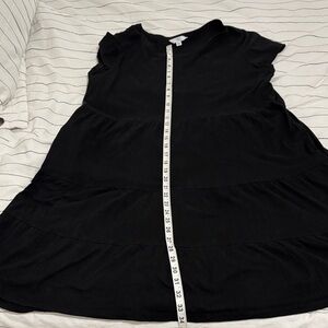 Time and Tru Black Tiered Dress